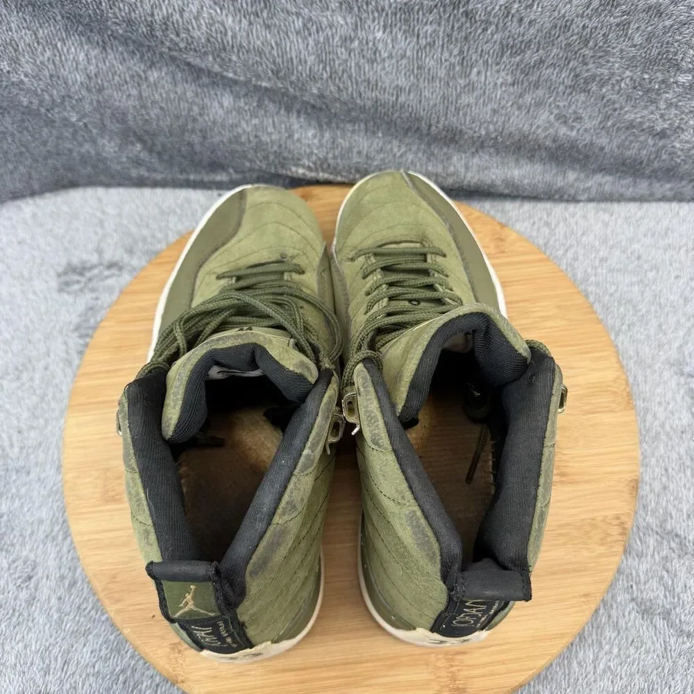Nike 12 Retro Shoes Mens Size 8 Green Basketball Sneakers 130690-300 No Insoles